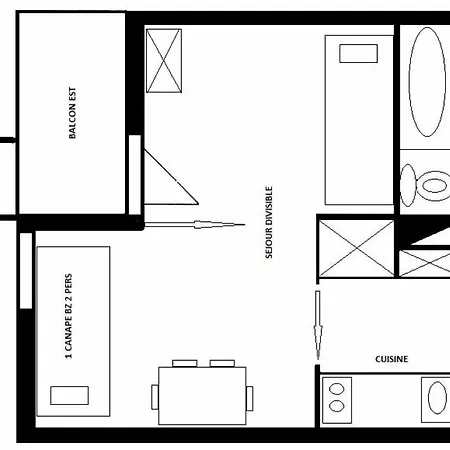 Les Cotes - Pour 3 Personnes Mae-9594 Apartmán *